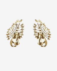 c.1980, Leaves Pave Crystal Statement Clip-On Earrings – French Designer