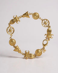 “Golden Epoch” Charm Bracelet – by Nina Ricci