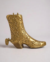 Country Cowboy Horseshoe Statement French Designer Brooch Pin, unisex