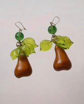 Handmade Murano glass earrings from Venice. Timeless beauty.