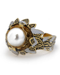 c.1960, Spanish Damascene Ring