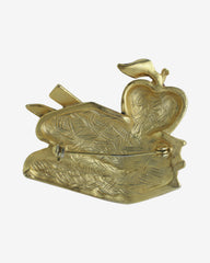 Vintage Craft Education Brooch – Apple, Ruler, Pencil & Books ‘Cool’ Pin, Unisex