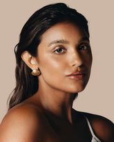 FRENCH COUTURE RIVIERA SCALLOPED SHELL EARRINGS