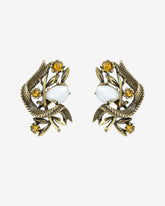 RARE 1950s JEWELCRAFT by Coro Vintage Earrings| Faux Baroque Pearls & Rhinestones | Signed Statement Piece