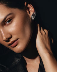 THE ICARUS FLIGHT VINTAGE SCULPTURAL WING EARRINGS