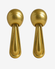 c.1960 Fabulous French Designer D’Orlan Necklace & Clip-On Earrings – Greek Design Set