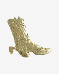 Country Cowboy Horseshoe Statement French Designer Brooch Pin, unisex