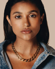 c.1970, NAPIER Signed Linked Necklace – Timeless Classic Design