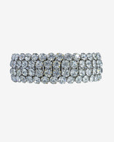 c.1950 Mid-Century AB Crystals Expansion Bracelet – Timeless Elegance
