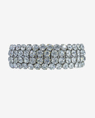 c.1950 Mid-Century AB Crystals Expansion Bracelet – Timeless Elegance