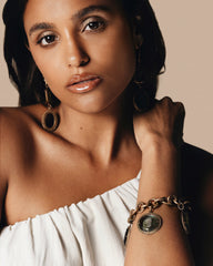 PATRIZIA DALIANA Hand-Engraved Glass Cameo Set