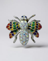 Vintage Rainbow Aurora Bee Brooch 🐝