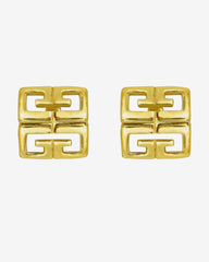 C.1980, GIVENCHY 4G LOGO EARRINGS