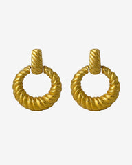 C.1980, Elegant Earrings – Bold French Statement Style