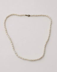 Vintage Cultured Pearl Necklace with Sterling Silver Clasp