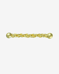 Braid Spot Dot Bar. High-end Gold Plating Brooch Pin