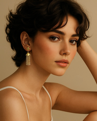 c.1970, Sarah Coventry Tassel Clip-On Earrings