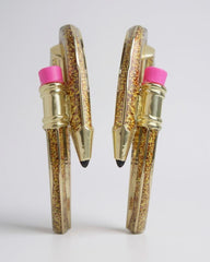 Betsey Johnson Pencil Earrings – Whimsical & Playful Statement Jewelry