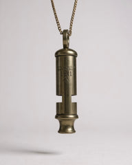 Original 1941 WWII Military Whistle – J. Hudson & Co. Birmingham, Engraved, on Chain