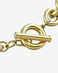 GIVENCHY Runway Black & Gold-Tone Beaded Teardrop Necklace/Choker – Elegant Statement.