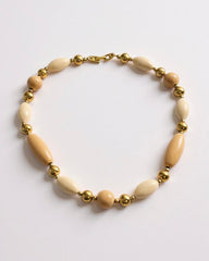 Vintage Napier Lucite & Gold-Plated Bead Necklace