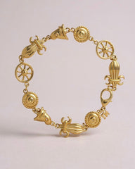 “Golden Epoch” Charm Bracelet – by Nina Ricci