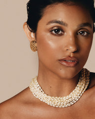 C.1960, CAROLEE MULTI STRAND FAUX PEARL NECKLACE