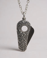 Antique Sterling Silver Repoussé Cigar & Cigarillo Cutter – Pocket Watch Fob Pendant