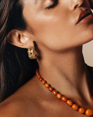 c.1980, Bold Chunky Hoop Earrings – Statement Design