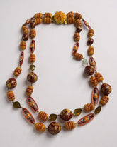 c.1960, West Germany, a timeless treasure from a bold and elegant decade. Beaded Necklace