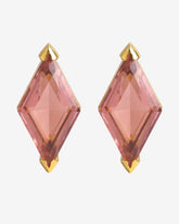 Rose Élégance — Vintage French Crystal Earrings