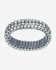 c.1950 Mid-Century AB Crystals Expansion Bracelet – Timeless Elegance