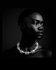 Vintage Italian large oval Murano-glass beads with a golden shimmer inside, finished with a gold-tone barrel clasp.