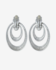 c.1980, Statement French Dune Chic Earrings – Bold & Elegant