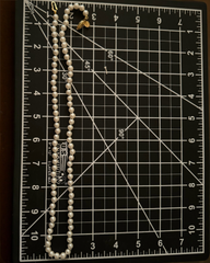 Elegant Vintage 1980s Napier Faux Pearl Necklace - Classic Single Strand with Signature Tag