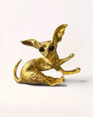 THE CHÉRIE FAWN VINTAGE HIGH-END SIGNED FIGURAL BROOCH