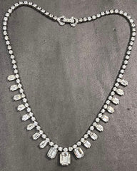 Glamour Reimagined, 1960’s Kramer Emerald Cut Necklace
