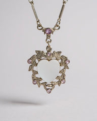 Vintage Romance- 1928 Heart & Vine Statement Jewelry Set