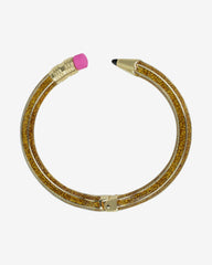 Betsey Johnson Pencil Hinged Bangle – Whimsical & Playful Statement Bracelet