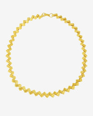 c.1980, Avon Zigzag Layered Necklace – Timeless Elegance.