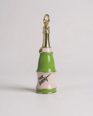 Betsey Johnson Champagne Toast Charm Necklace