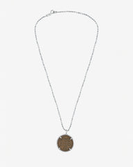 Authentic Palestine 2 Mils Coin Necklace | Sterling Silver | 1927-1947